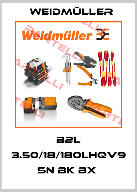 B2L 3.50/18/180LHQV9 SN BK BX  Weidmüller