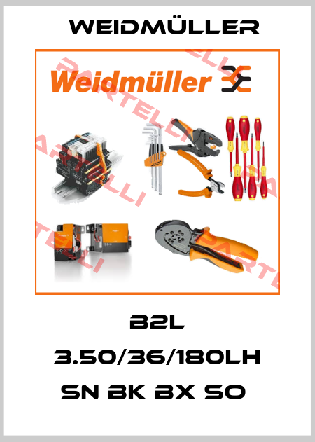 B2L 3.50/36/180LH SN BK BX SO  Weidmüller