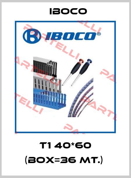 T1 40*60 (BOX=36 MT.)  Iboco