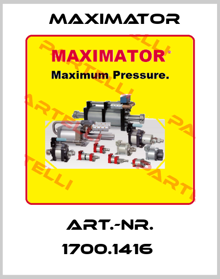 Art.-Nr. 1700.1416  Maximator