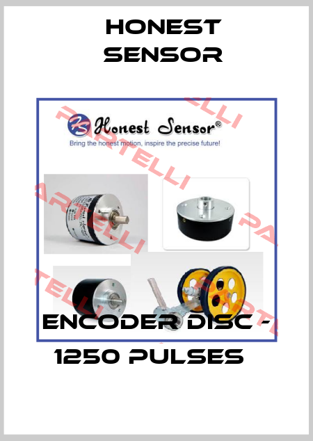 Encoder disc - 1250 pulses   HONEST SENSOR