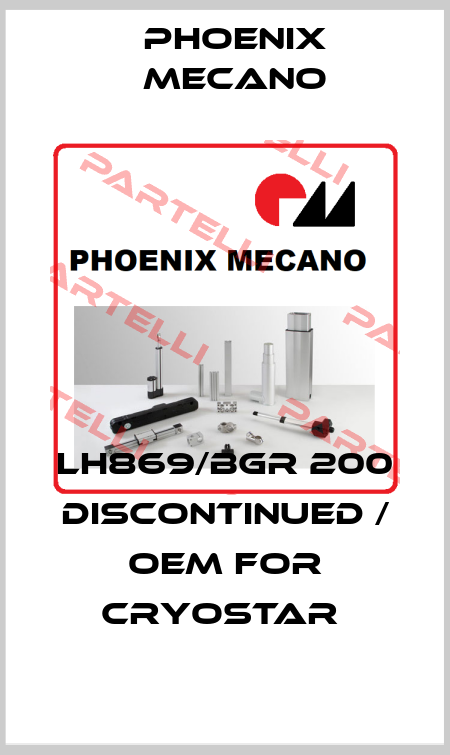 LH869/BGR 200 discontinued / OEM for Cryostar  Phoenix Mecano