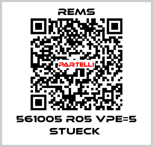 561005 R05 VPE=5 Stueck  Rems