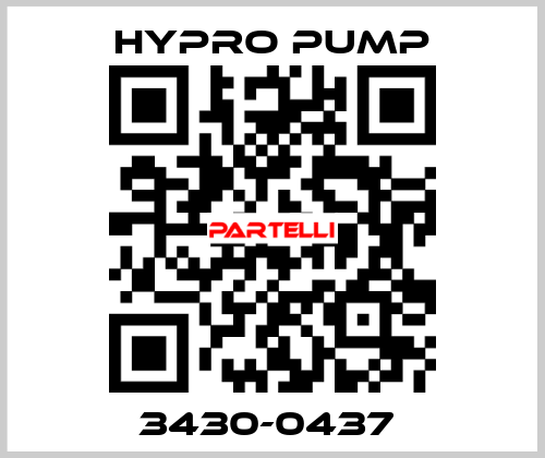 3430-0437  Hypro Pump