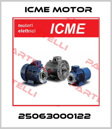 25063000122  Icme Motor