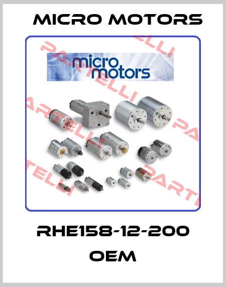 RHE158-12-200 OEM Micro Motors