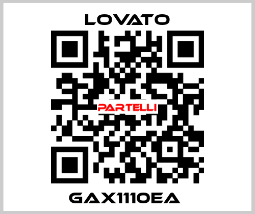 GAX1110EA  Lovato