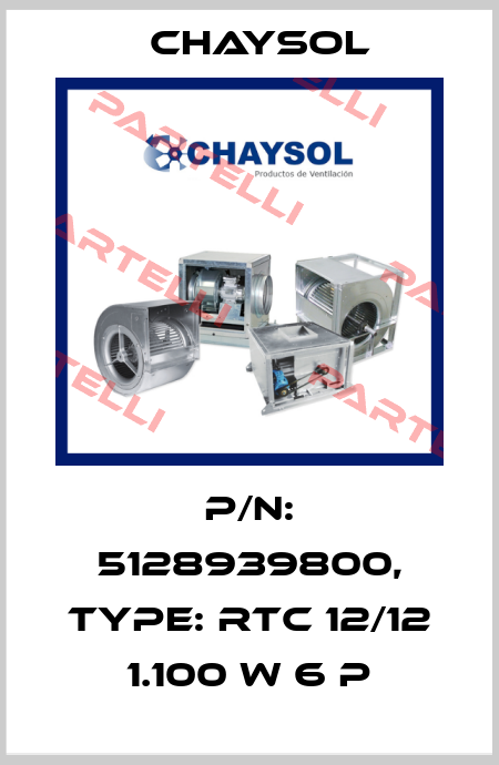 P/N: 5128939800, Type: RTC 12/12 1.100 W 6 P Chaysol