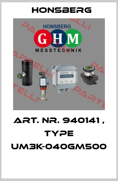 Art. Nr. 940141 , type UM3K-040GM500  Honsberg