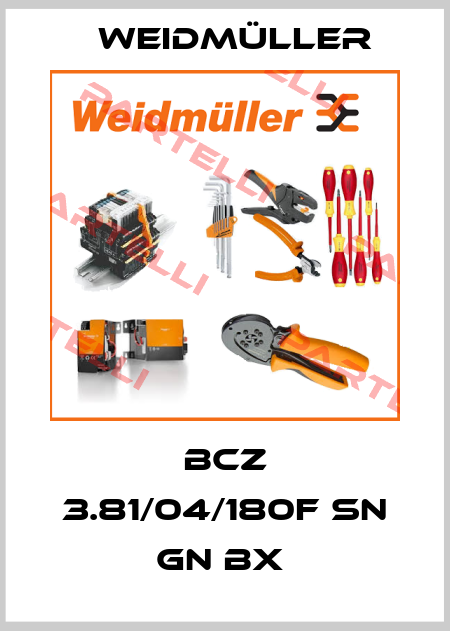 BCZ 3.81/04/180F SN GN BX  Weidmüller