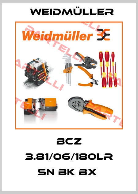 BCZ 3.81/06/180LR SN BK BX  Weidmüller