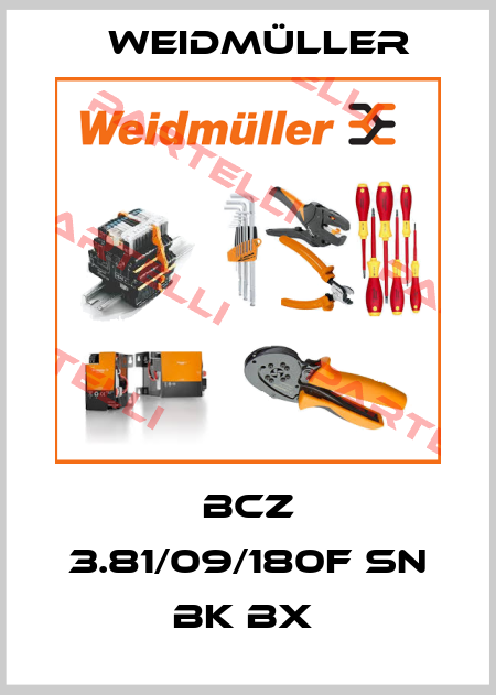 BCZ 3.81/09/180F SN BK BX  Weidmüller