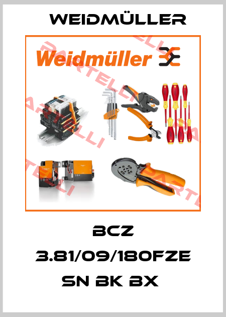 BCZ 3.81/09/180FZE SN BK BX  Weidmüller