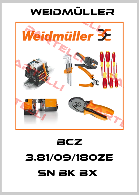 BCZ 3.81/09/180ZE SN BK BX  Weidmüller