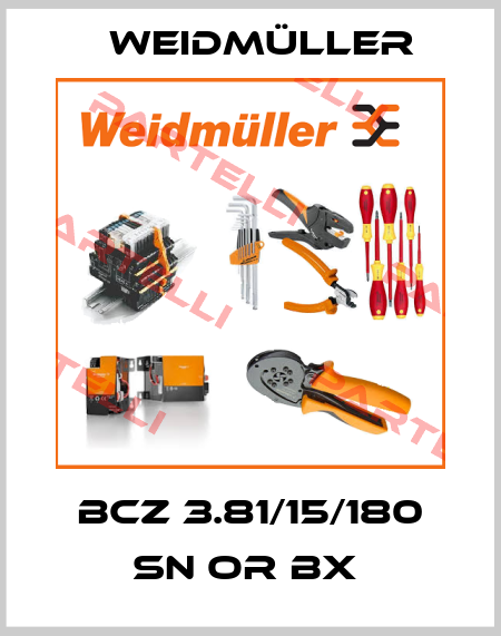 BCZ 3.81/15/180 SN OR BX  Weidmüller