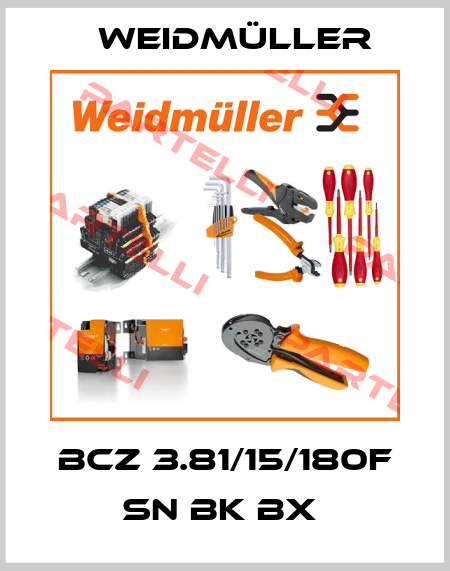 BCZ 3.81/15/180F SN BK BX  Weidmüller