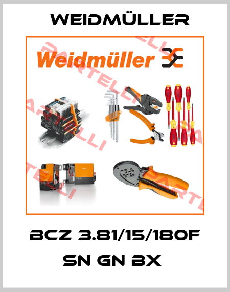 BCZ 3.81/15/180F SN GN BX  Weidmüller