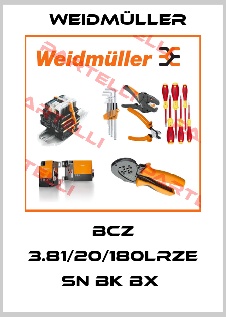 BCZ 3.81/20/180LRZE SN BK BX  Weidmüller