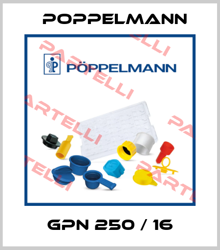 GPN 250 / 16 Poppelmann