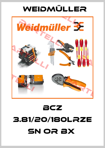 BCZ 3.81/20/180LRZE SN OR BX  Weidmüller