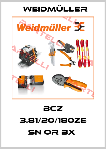 BCZ 3.81/20/180ZE SN OR BX  Weidmüller
