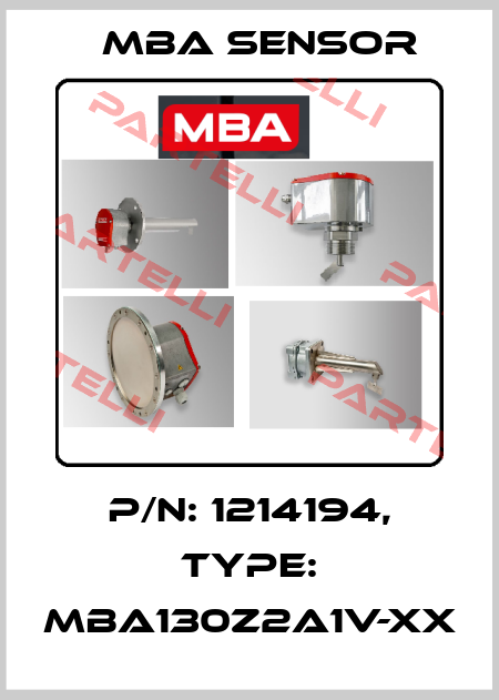 p/n: 1214194, type: MBA130Z2A1V-XX MBA SENSOR