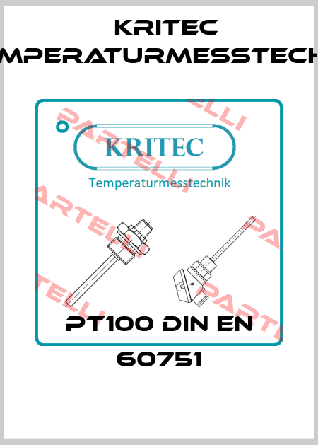 Pt100 DIN EN 60751 Kritec Temperaturmesstechnik