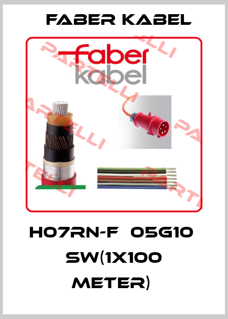 H07RN-F  05G10  SW(1x100 Meter)  Faber Kabel
