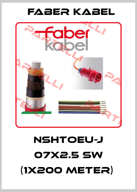 NSHTOEU-J 07X2.5 SW (1x200 Meter)  Faber Kabel