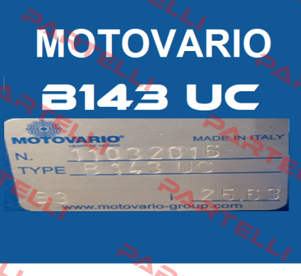 B143UC Motovario