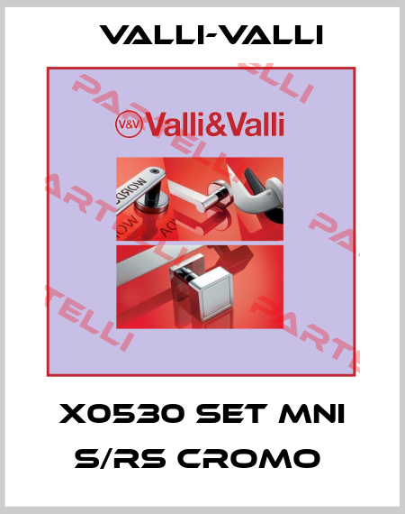 X0530 SET MNI S/RS CROMO  VALLI-VALLI