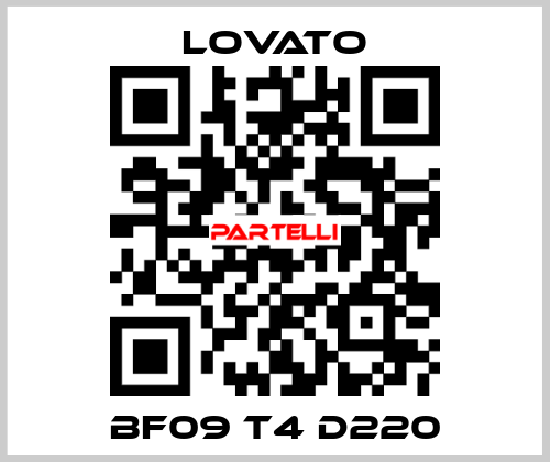 BF09 T4 D220 Lovato