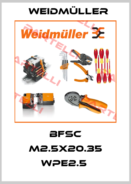 BFSC M2.5X20.35 WPE2.5  Weidmüller