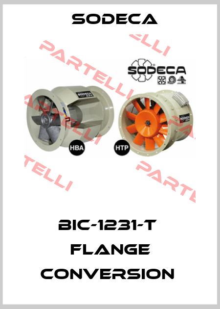 BIC-1231-T  FLANGE CONVERSION  Sodeca