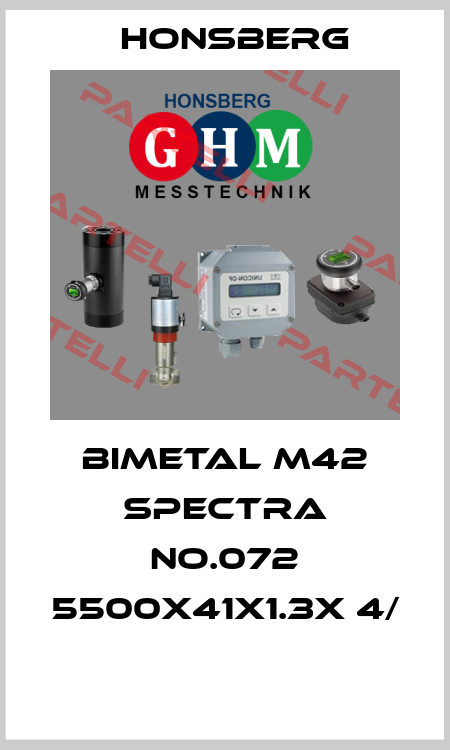 BIMETAL M42 SPECTRA NO.072 5500X41X1.3X 4/  Honsberg