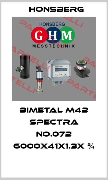 BIMETAL M42 SPECTRA NO.072 6000X41X1.3X ¾  Honsberg