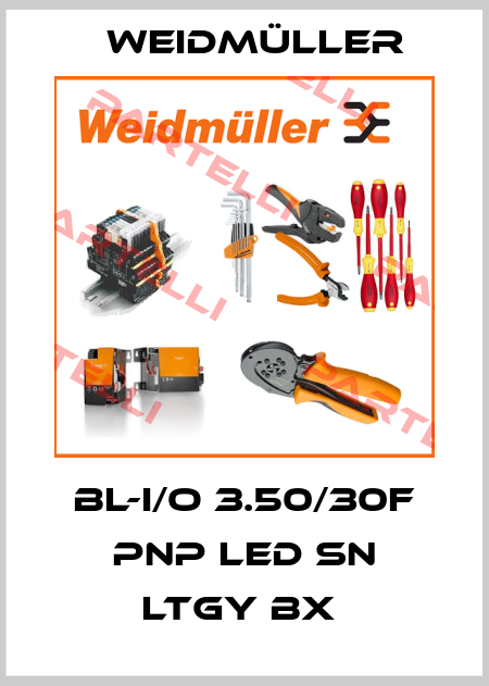 BL-I/O 3.50/30F PNP LED SN LTGY BX  Weidmüller