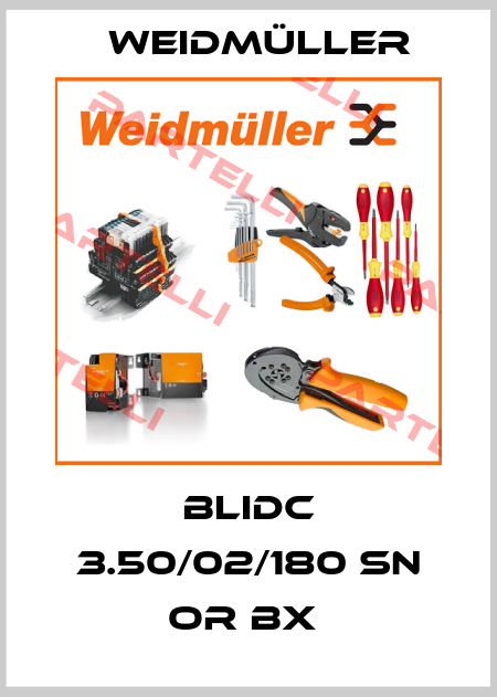 BLIDC 3.50/02/180 SN OR BX  Weidmüller