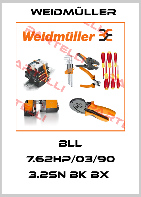BLL 7.62HP/03/90 3.2SN BK BX  Weidmüller