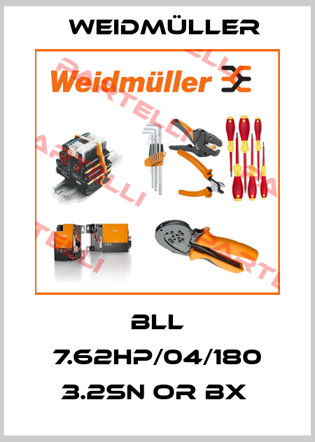 BLL 7.62HP/04/180 3.2SN OR BX  Weidmüller