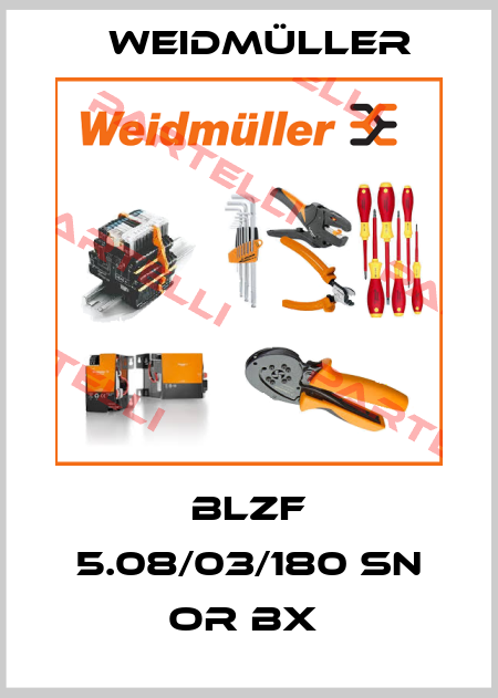 BLZF 5.08/03/180 SN OR BX  Weidmüller