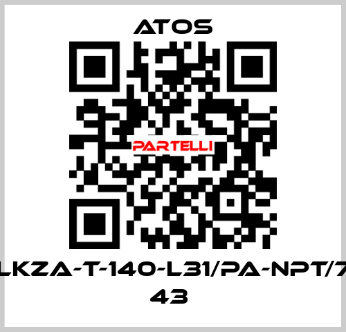 DLKZA-T-140-L31/PA-NPT/7C 43  Atos