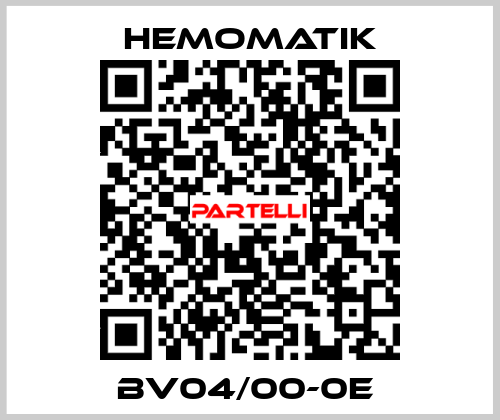 BV04/00-0E  Hemomatik
