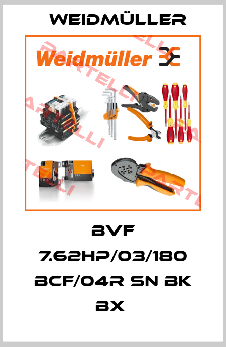 BVF 7.62HP/03/180 BCF/04R SN BK BX  Weidmüller