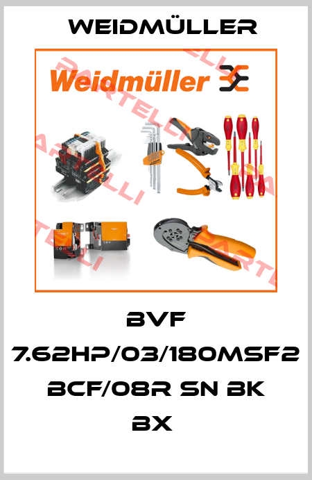 BVF 7.62HP/03/180MSF2 BCF/08R SN BK BX  Weidmüller
