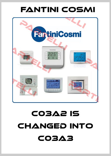C03A2 is changed into C03A3 Fantini Cosmi