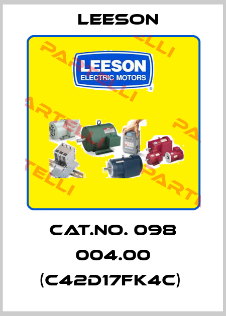 CAT.NO. 098 004.00 (C42D17FK4C)  LEESON Electric
