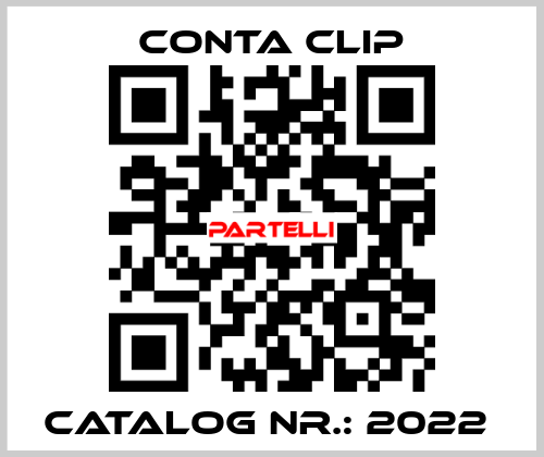 CATALOG NR.: 2022  Conta Clip