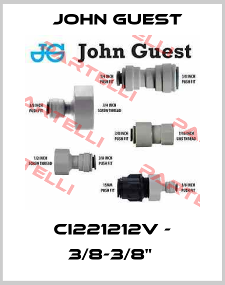 CI221212V - 3/8-3/8"  John Guest