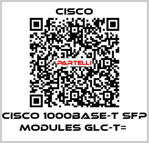 CISCO 1000BASE-T SFP MODULES GLC-T=  Cisco